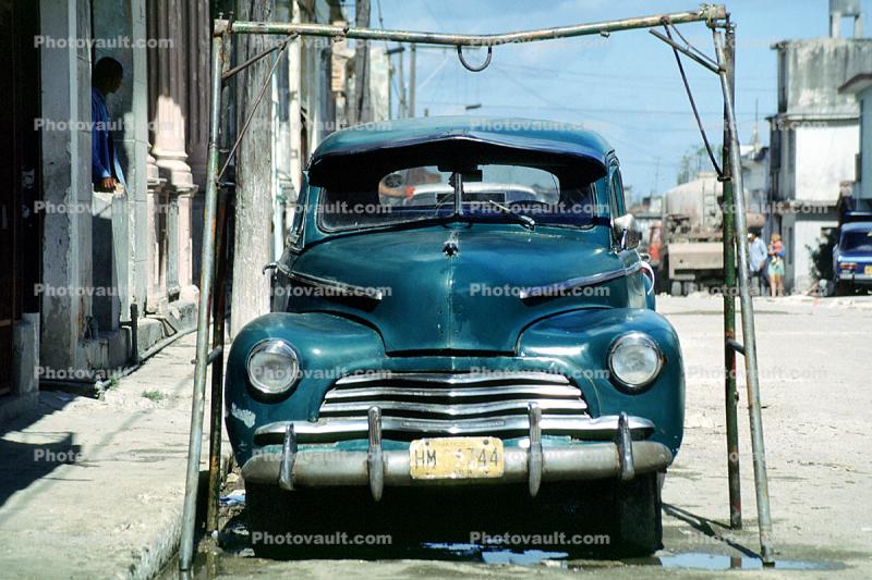 1950s sedan head-on, 1950s, Car, Automobile, Vehicle
