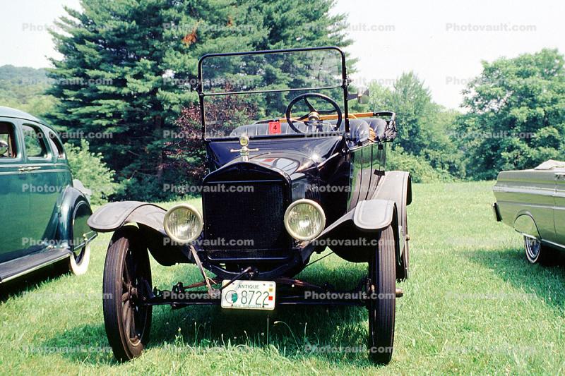 Model-T, Ford, Radiator Grill, Headlight, automobile, 1930's