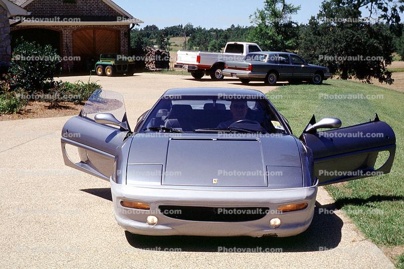 Ferrari, head-on, automobile