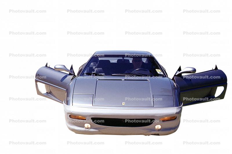 Ferrari, head-on, automobile, photo-object, object, cut-out, cutout