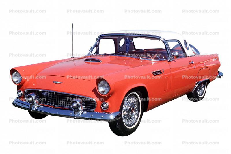 Ford Thunderbird, automobile, photo-object, object, cut-out, cutout