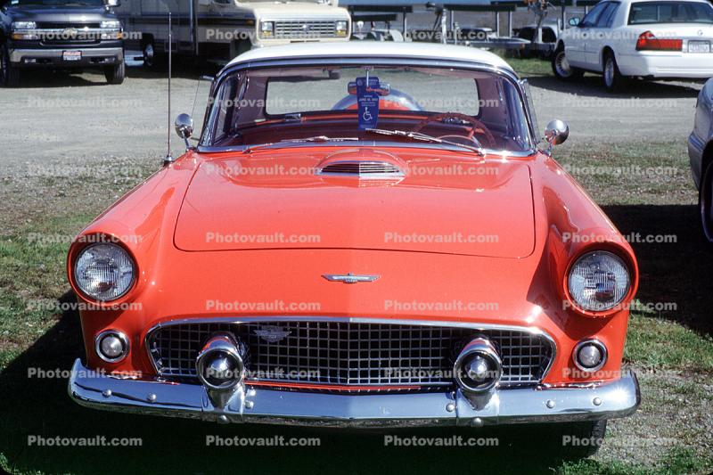 Ford Thunderbird head-oz, automobile, grill