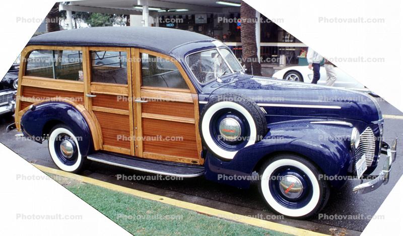Dodge, Woody Station Wagon, Whitewall Tires, automobile