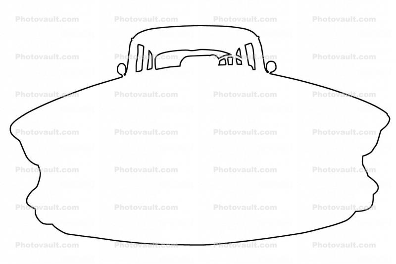 Chevrolet, Belair, Chevy outline, automobile, line drawing, shape