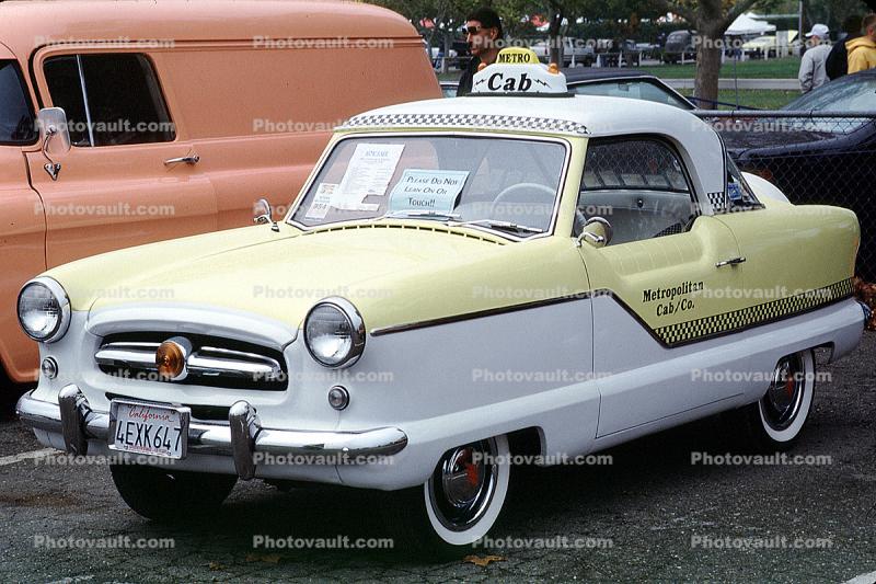 1956 Hudson Metropolitan, Cab, Taxi, Nash, automobile