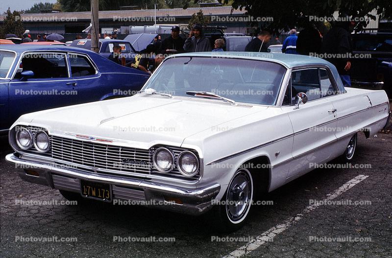 1964 Chevrolet Impala, Chevy, Chevrolet, car, 1960s