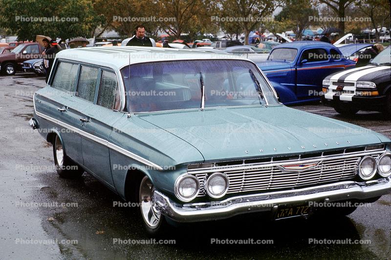 1961 Chevrolet Parkwood Station Wagon, Chevy, 1960s