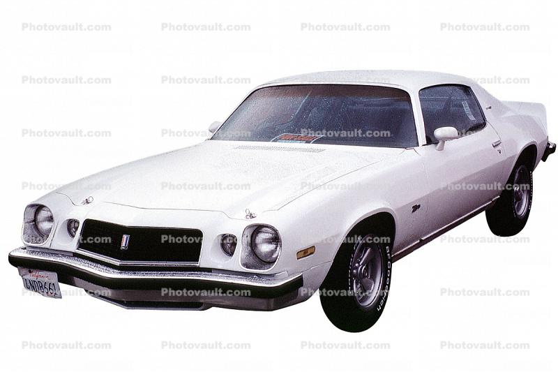 1974 Chevrolet Camero, Chevy, automobile, photo-object, object, cut-out, cutout, 1960s