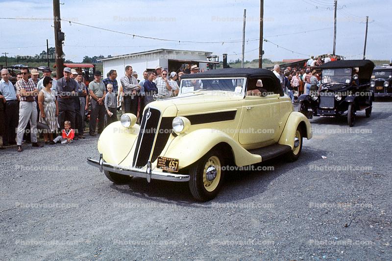Roadster, cabriolet, automobile, 1950s