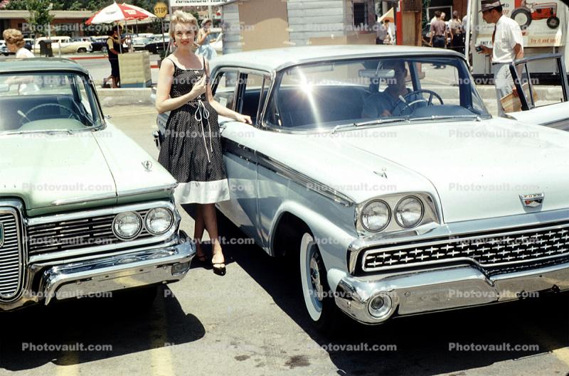 Ford Fairlane, Edsel, Car, Vehicle, Automobile, December 1959, 1950s, grill