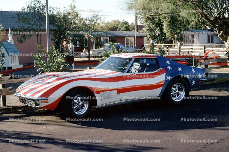 Corvette Stingray, Chevy, Chevrolet, automobile, 1973, 1970s