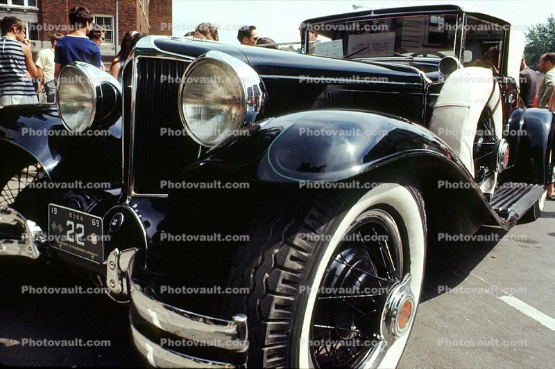 Whitwall Tires, Headlights, Chrome Radiator Grill, bumper, 1969, 1950s