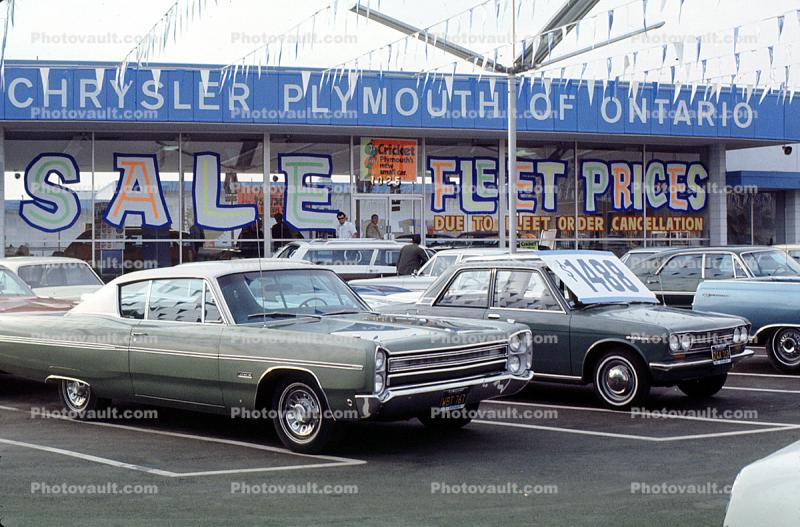 Chrysler Plymouth of Ontario, Car, Vehicle, Automobile, February 1971