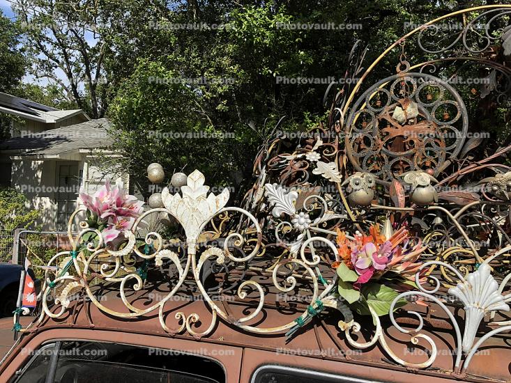 Strange Decorations on a Car