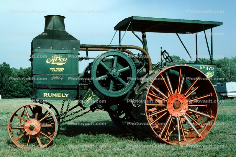Rumely Oil Pull Steam Tractor, # 1175