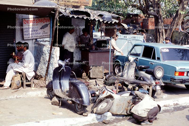 Vespa Motorscooter, Delhi India