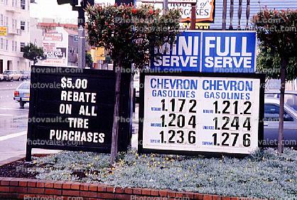 Gas Prices, Chevron Gas Station