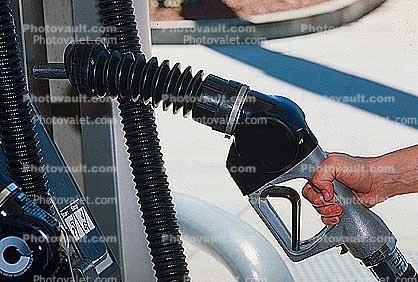 Hand pumping gas, Car, Automobile, Vehicle