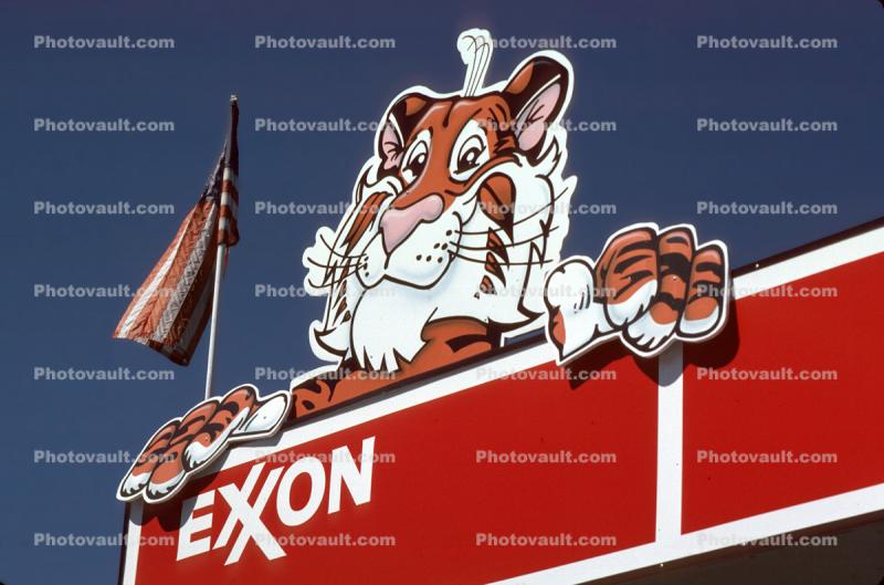 Exxon, put a tiger in your tank, Smiling Tiger