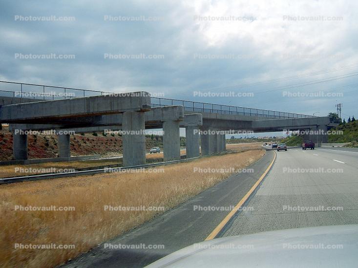 Overpass, Interstate, Highway, Road