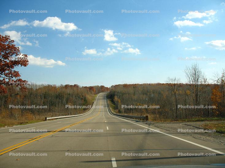 Road, Highway, trees