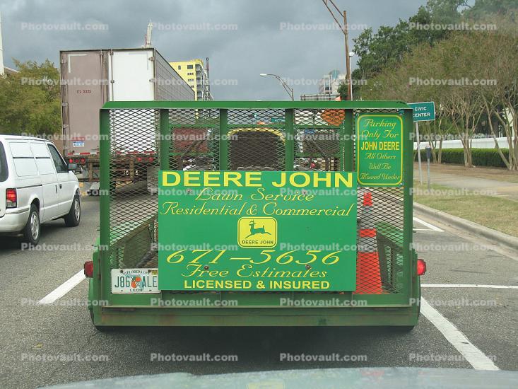 John Deere, Trailer, Tallahasee, Florida