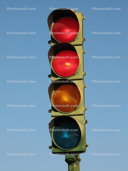 Traffic Signal Light, Stop Light, red, New Orleans; Louisiana