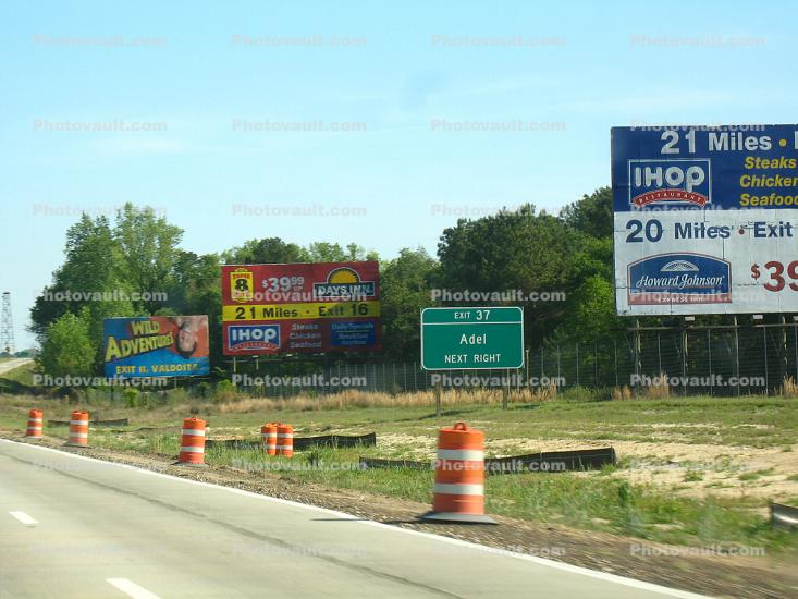 Adri, Next Right, Interstate, Highway, Road, Interstate Highway I-75 south of Atlanta, Georgia