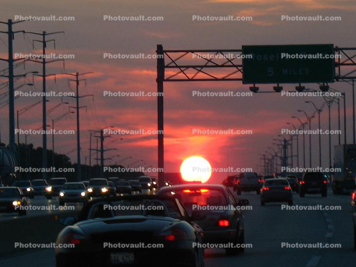 Road, Roadway, Interstate Highway I-90, skyway, car, automobile, Vehicle