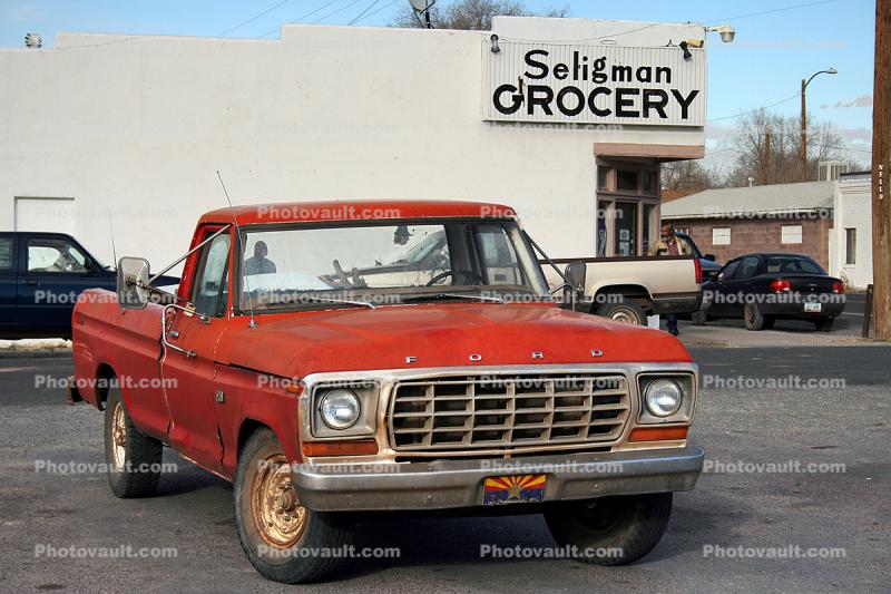 Route-66, Seligman, Arizona, Ford Pick-up truck
