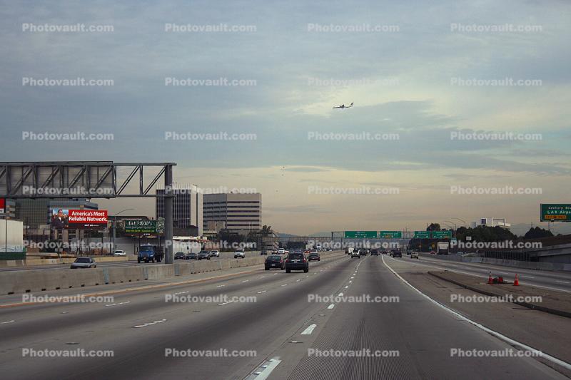 Santa Monica Freeway, Interstate Highway I-405, Level-A Traffic, cars, traffic, freeway
