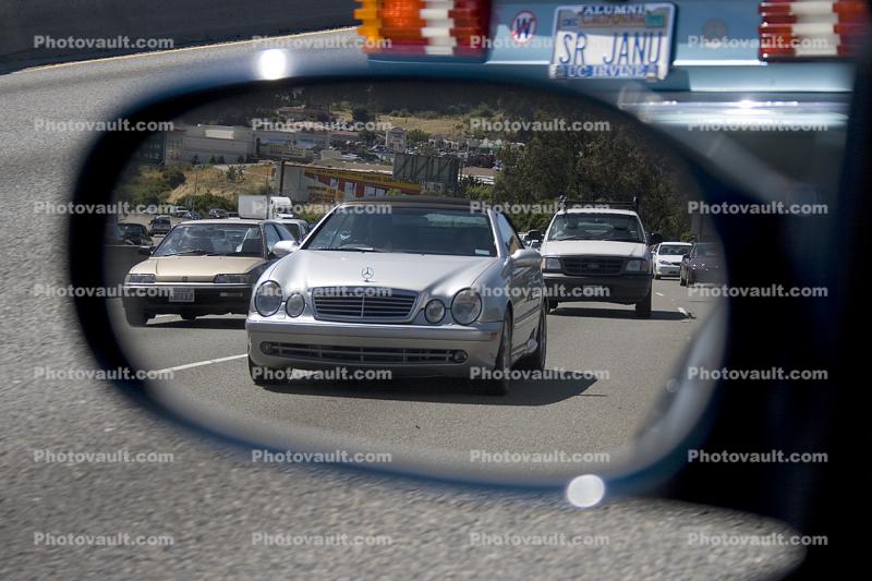 Mirror, Mercedes Benz, Interstate Highway I-80, Car, 2010's