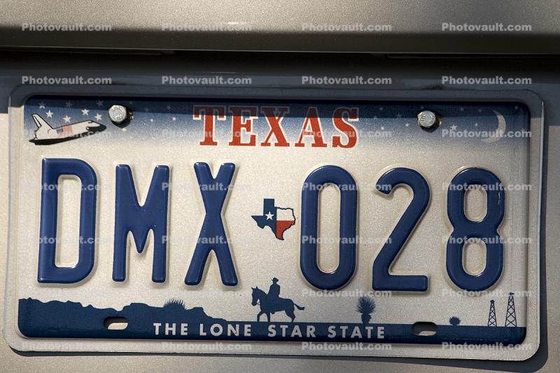 Texas Licence Plate