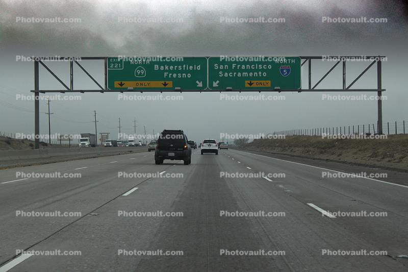 Interstate Highway I-5, Highway-99, Split