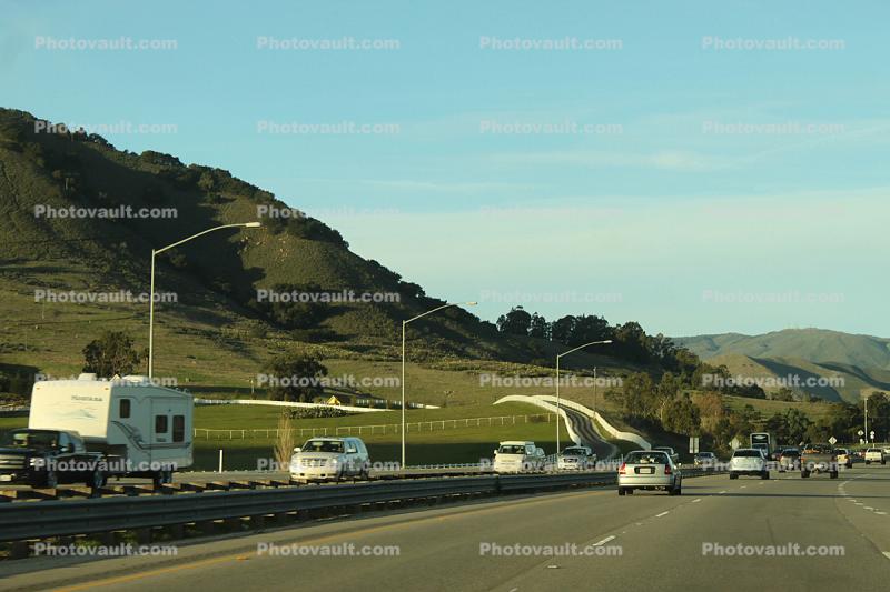 Highway 101, San Luis Obispo, Level-B traffic