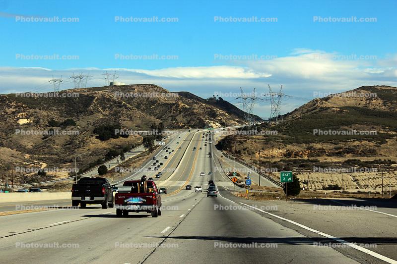 Highway-14, traffic, Cars, highway, road, freeway