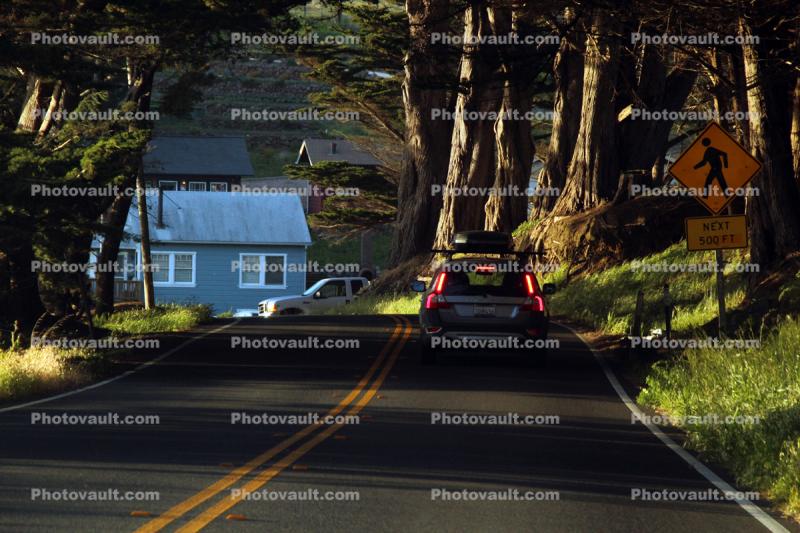 Pacific Coast Highway, PCH, car, Marin County California