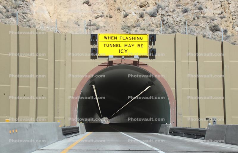 Carlin Tunnel, Interstate Highway I-80, westbound, Elko County