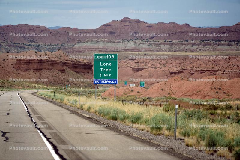 Interstate Highway I-70, roadway, road