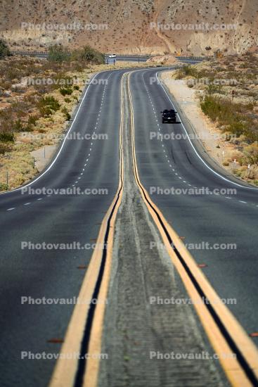 Split Road, Highway 14, Red Rock Canyon State Park