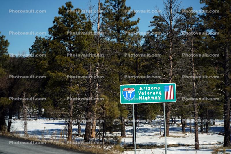 Arizona Veterans Highway, Interstate Highway I-17 northbound