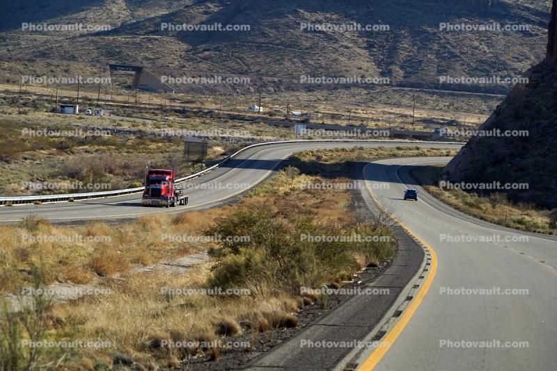 Interstate Highway I-40 near Yucca