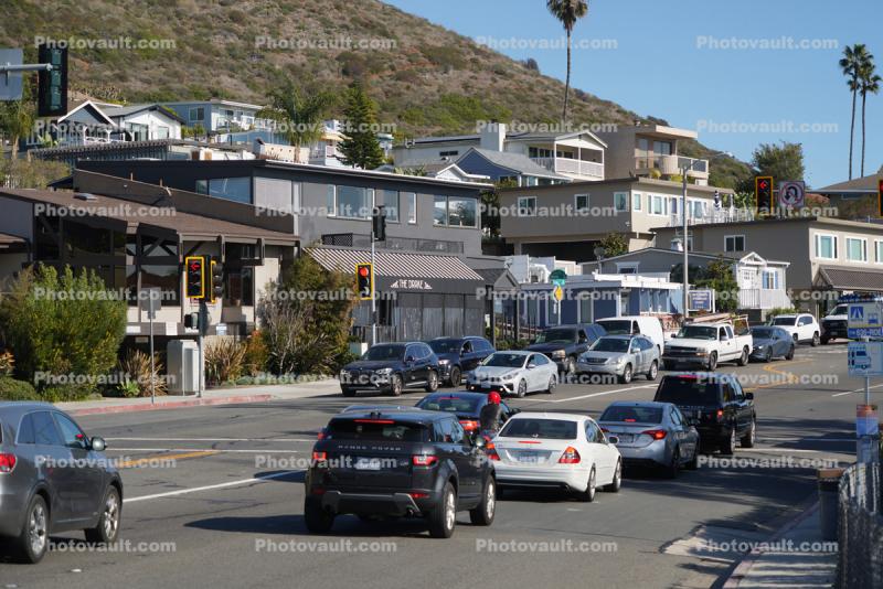 Cars at PCH, Houses, Building