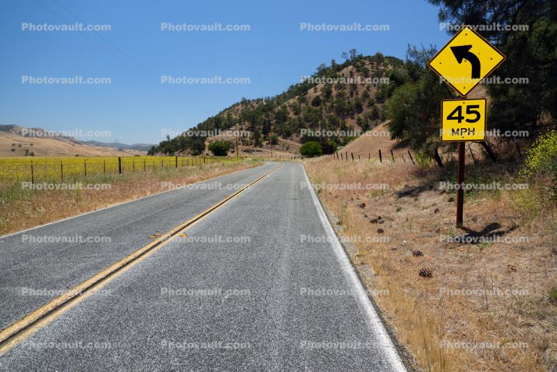 Highway 25 San Benito County, Summer