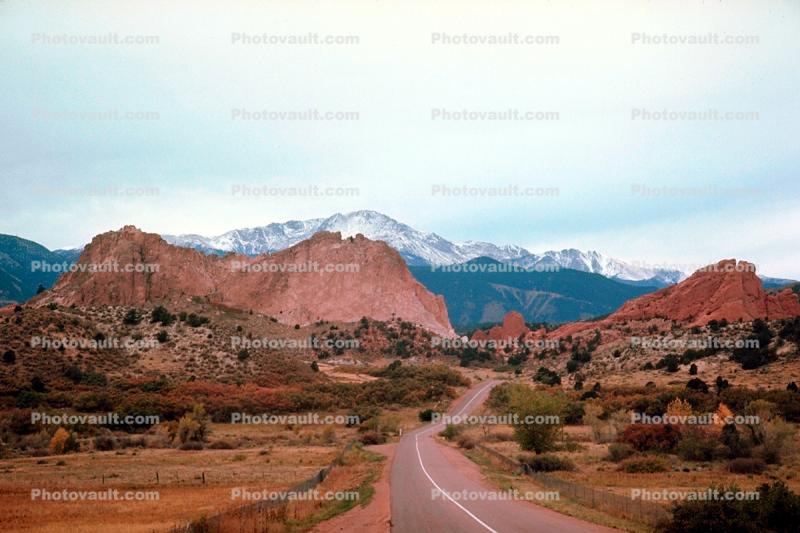 Road, Roadway, Highway, Garden-of-the-Gods, Colorado