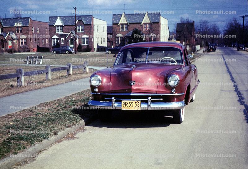 Ford, Car, Automobile, Sedan, Vehicle, Highway, 1951, 1950s