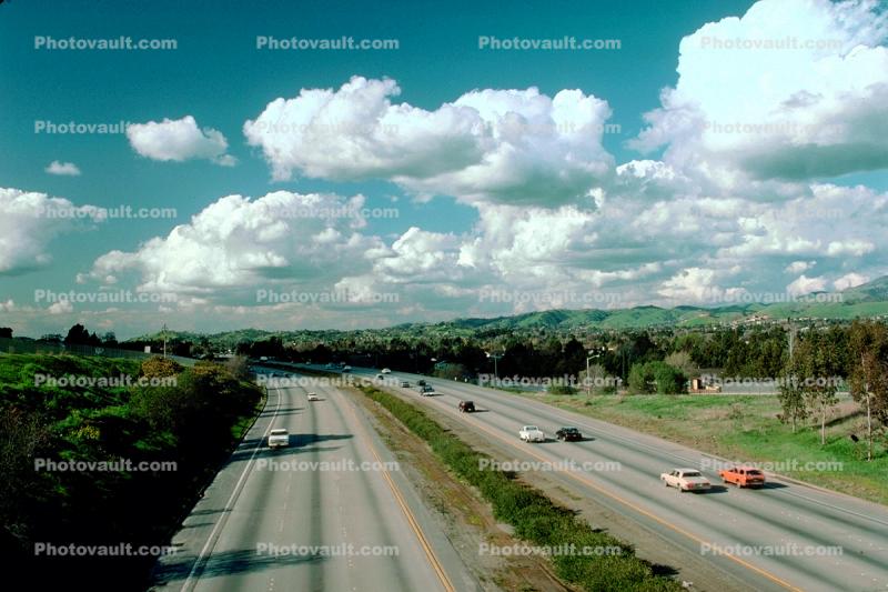 Highway I-680, Danville, Level-A traffic, Car, Automobile, Vehicle