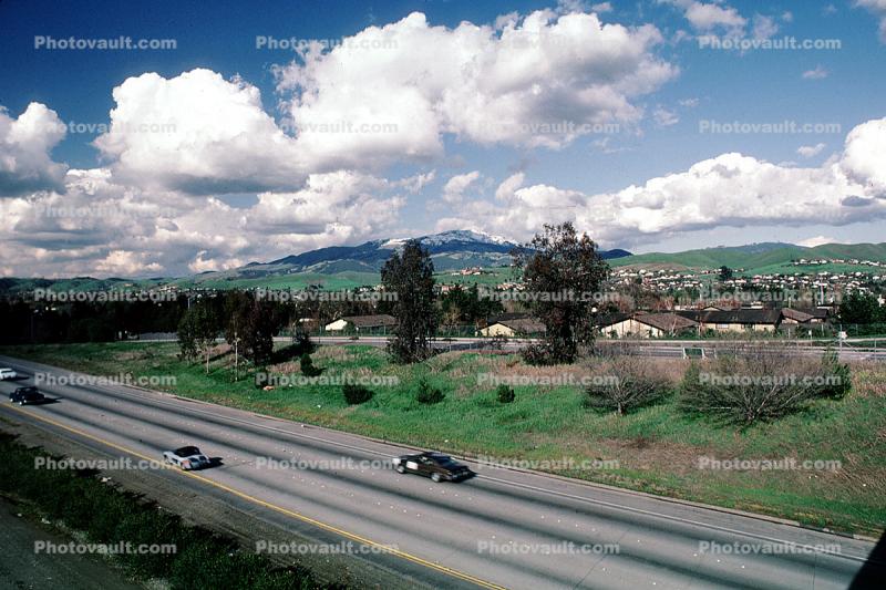 Highway I-680, Danville, Level-A traffic, Mount Diablo