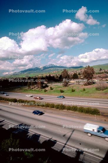 Highway I-680, Danville, Level-A traffic, Mount Diablo