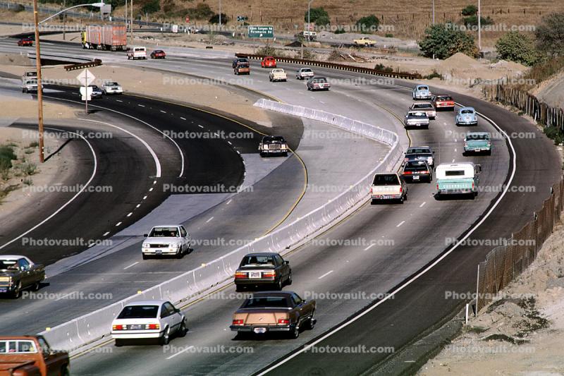 Car, Automobile, Vehicle, Eden Canyon Road, Castro Valley, Interstate Highway I-580